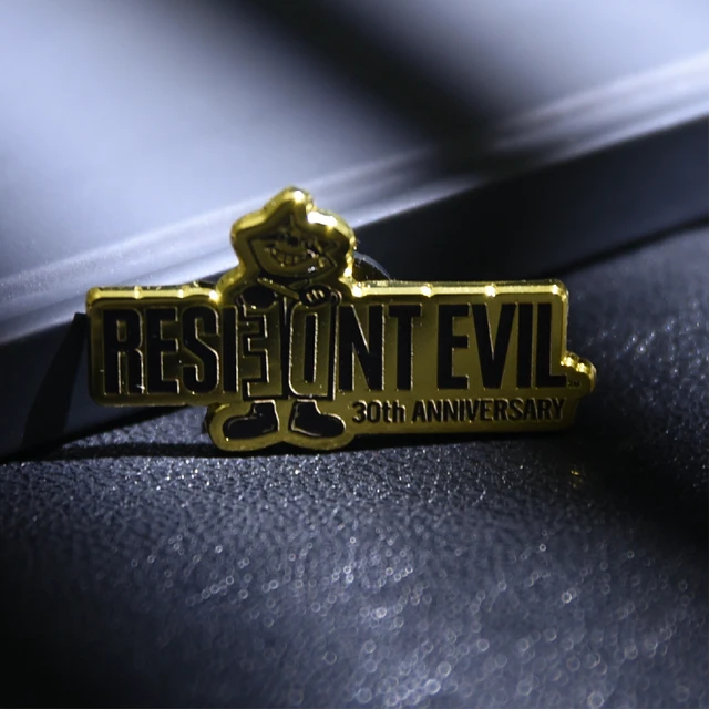Alt view image 3 of 6 - Japan Resident Evil 30th Anniversary Pin Badge Raccoon Official Goods