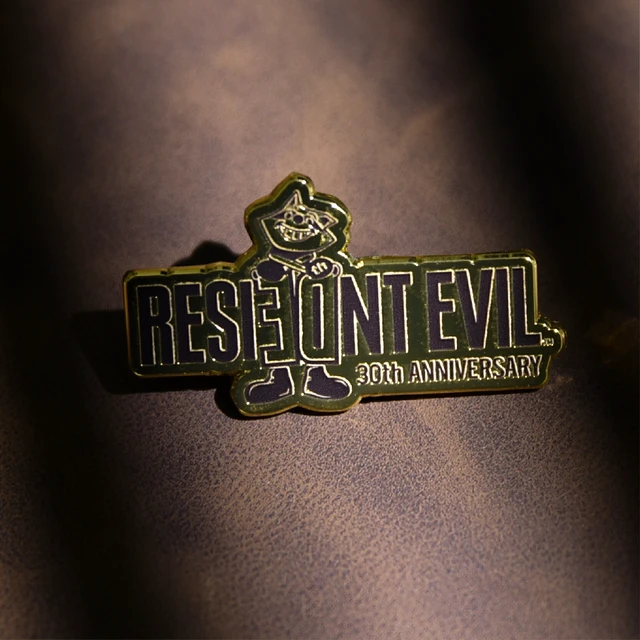 Alt view image 5 of 6 - Japan Resident Evil 30th Anniversary Pin Badge Raccoon Official Goods