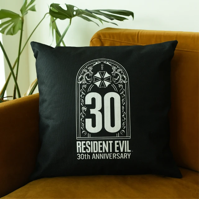 Alt view image 2 of 5 - Japan Resident Evil Cushion Cover Umbrella Corp 30th Anniversary Off 440mm*430mm