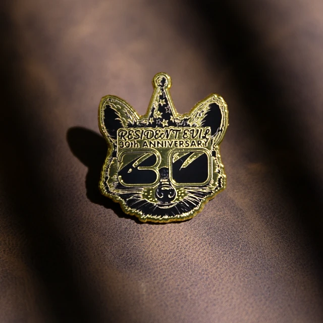 Alt view image 4 of 5 - Japan Resident Evil 30th Anniversary Mr. Raccoon Pin Badge