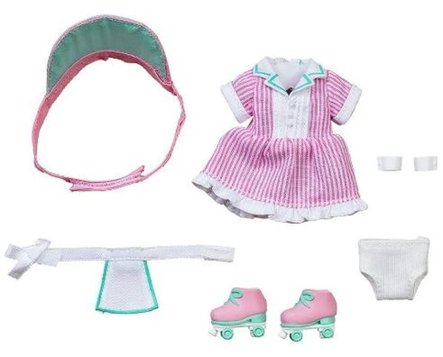 Main image of Japan Nendoroid Doll Outfit Set: Diner - Girl (Pink)