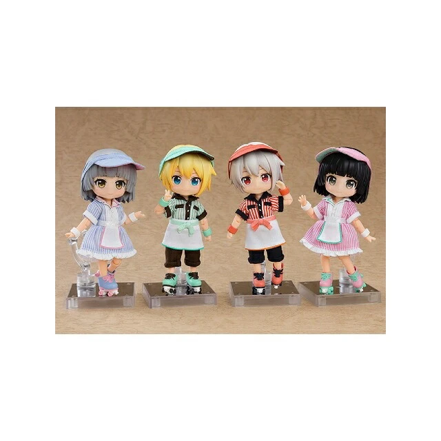 Alt view image 4 of 5 - Japan Nendoroid Doll Outfit Set: Diner - Girl (Pink)