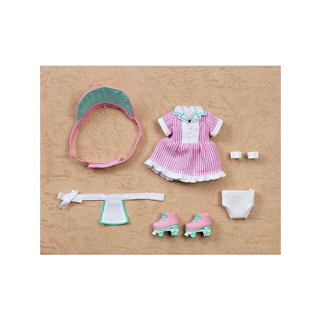 Alt view image 3 of 5 - Japan Nendoroid Doll Outfit Set: Diner - Girl (Pink)