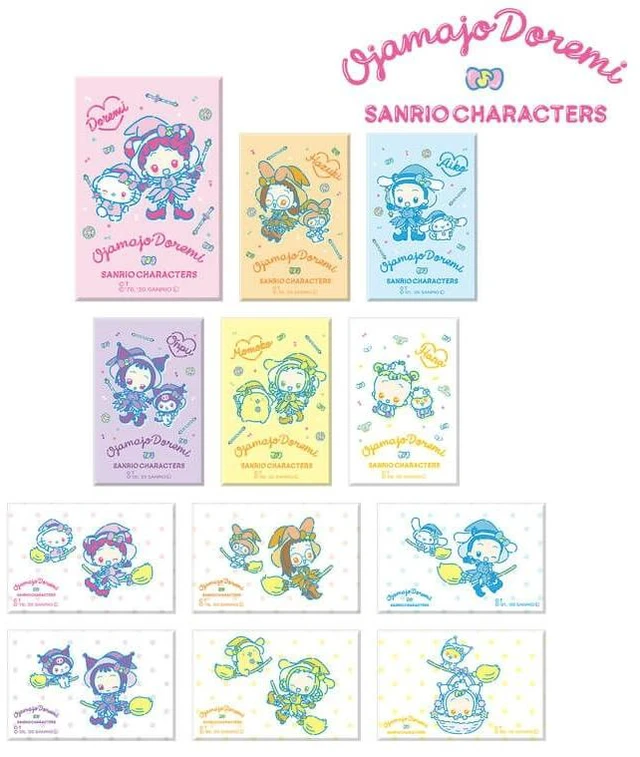 Main image of Ojamajo Doremi x Sanrio Characters Trading Can Magnet 12-Piece BOX