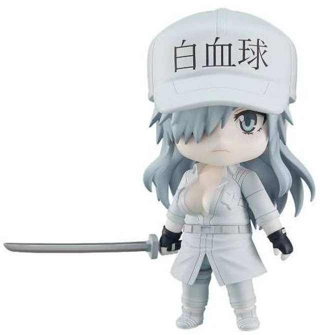 Main image of Japan Nendoroid 1579 White Blood Cell (1196) Cells at Work! BLACK
