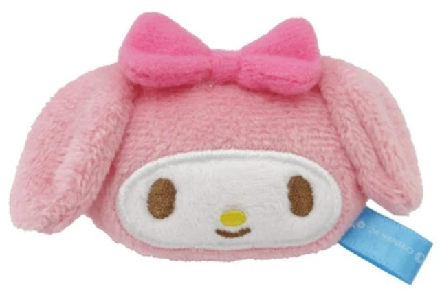 Main image of My Melody Kururin Clip Mascot Plush Badge