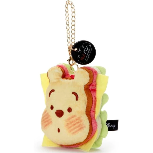 Alt view image 2 of 4 - Winnie the Pooh Sandwich Nui-Pan Chain Strap Mascot