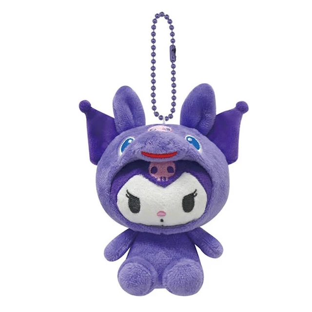 Main image of Kuromi Ball Chain Mascot Plush Rody x Sanrio Characters