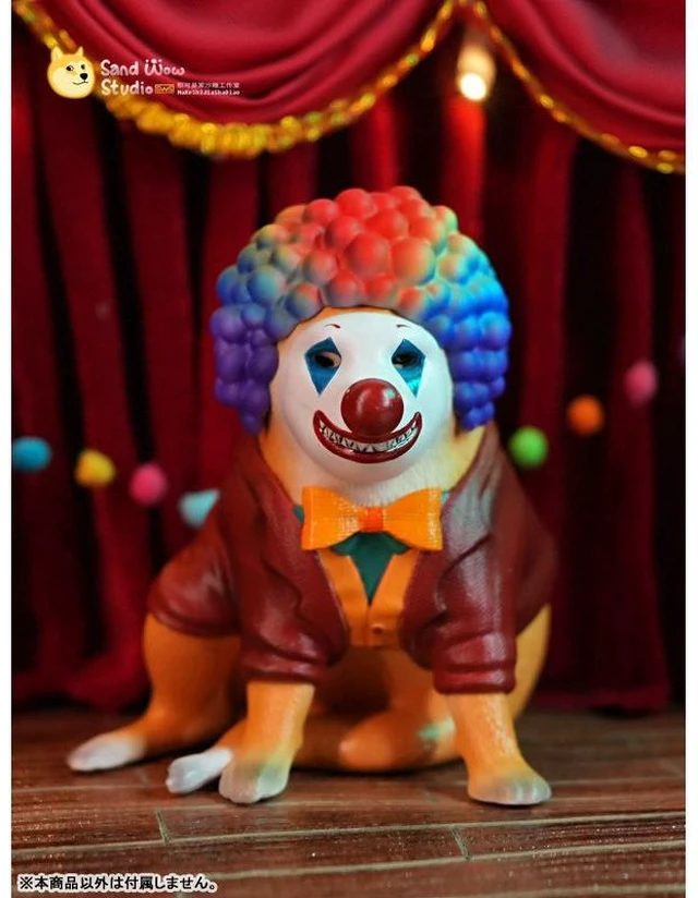 Alt view image 4 of 6 - Japan Cheems Clown Ver. Complete Figure