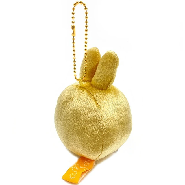 Alt view image 2 of 3 - Miffy Mascot Keychain Lucky Daruma Gold