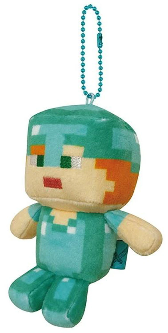 Main image of Minecraft Diamond Alex Ball Chain Mascot