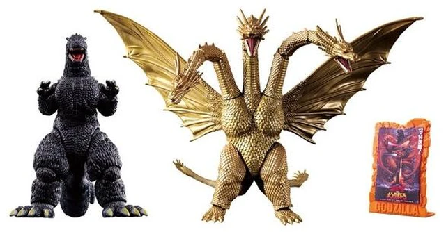 Main image of Godzilla (1991) & King Ghidorah (1991) Battle Set Godzilla Action Figure