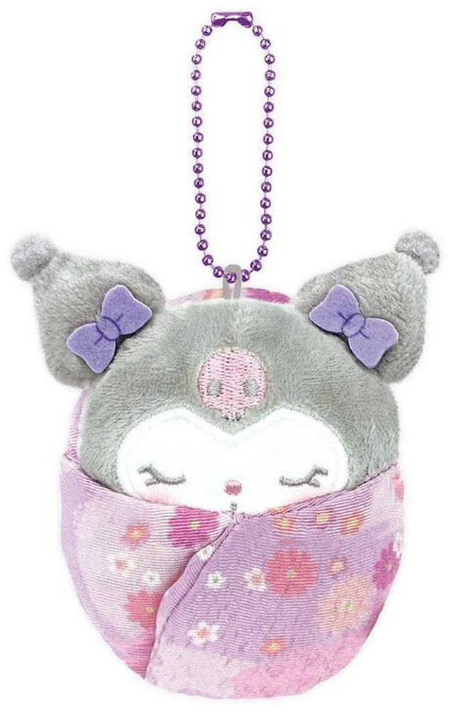 Main image of Kuromi Swaddle Mascot Japanese Pattern Sanrio