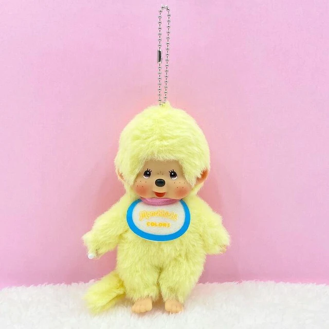 Alt view image 2 of 3 - Monchhichi COLORS Keychain Yellow Plush Accessory