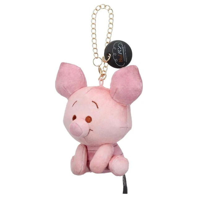 Alt view image 2 of 4 - Piglet Nui-Pan Sitting Chain Strap Mascot - Winnie the Pooh