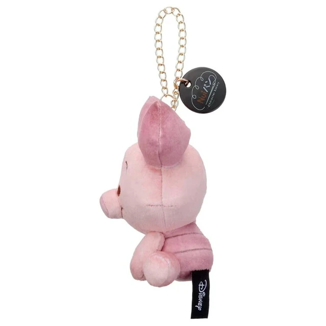 Alt view image 3 of 4 - Piglet Nui-Pan Sitting Chain Strap Mascot - Winnie the Pooh