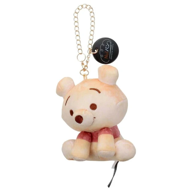 Alt view image 2 of 4 - Winnie the Pooh Chain Strap Mascot Character Bread Sitting Pooh Nui-Pan
