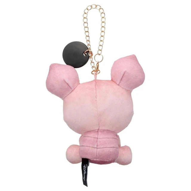 Alt view image 4 of 4 - Piglet Nui-Pan Sitting Chain Strap Mascot - Winnie the Pooh