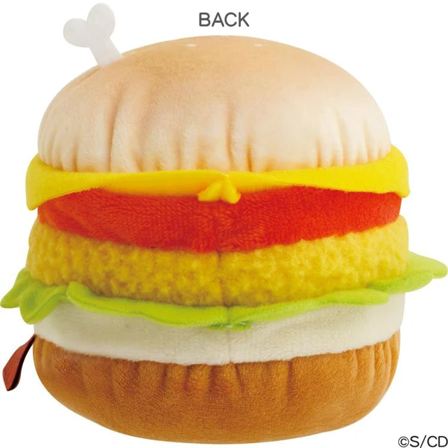 Alt view image 3 of 5 - Chikip Dancers Burger Plush Bone Chicken Chicken Tomato Burger
