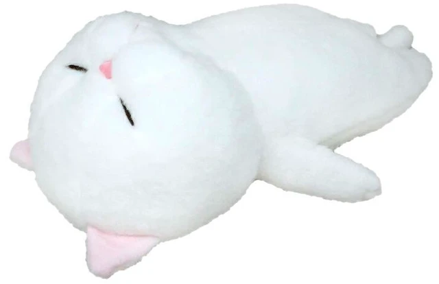 Main image of Stick-Like Cat Plush L White