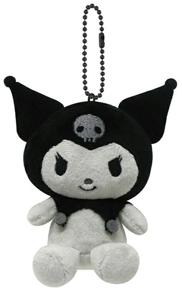 Main image of Kuromi Ball Chain Mascot Monochrome Sanrio