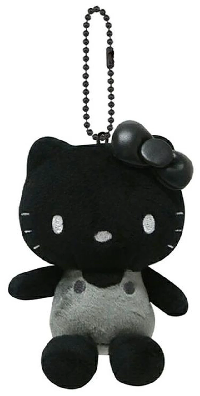 Main image of Hello Kitty Ball Chain Mascot Monochrome Sanrio
