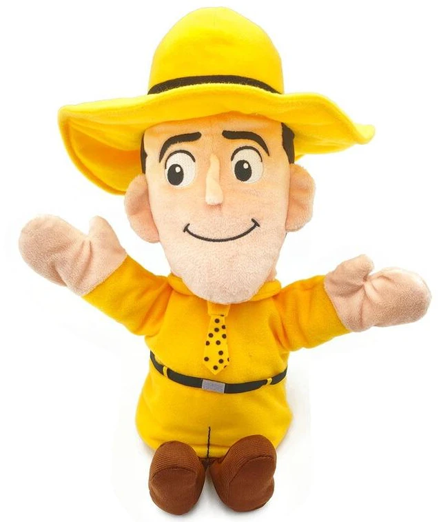 Main image of Curious George Hand Puppet The Man with the Yellow Hat