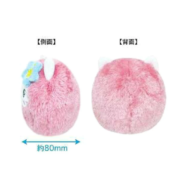 Alt view image 2 of 2 - Hello Kitty Daruma Series Mascot with Carabiner Sanrio