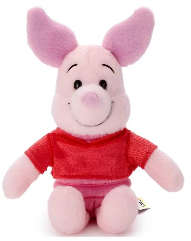 Main image of Winnie the Pooh Plush S Piglet 100th Anniversary Red Shirt Friends Disney