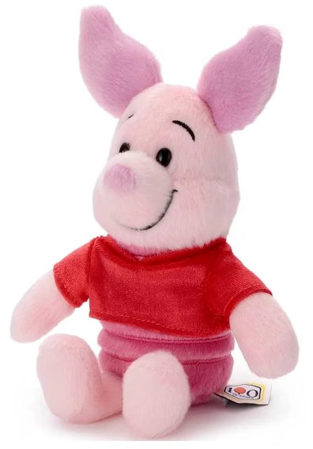 Alt view image 2 of 4 - Winnie the Pooh Plush S Piglet 100th Anniversary Red Shirt Friends Disney
