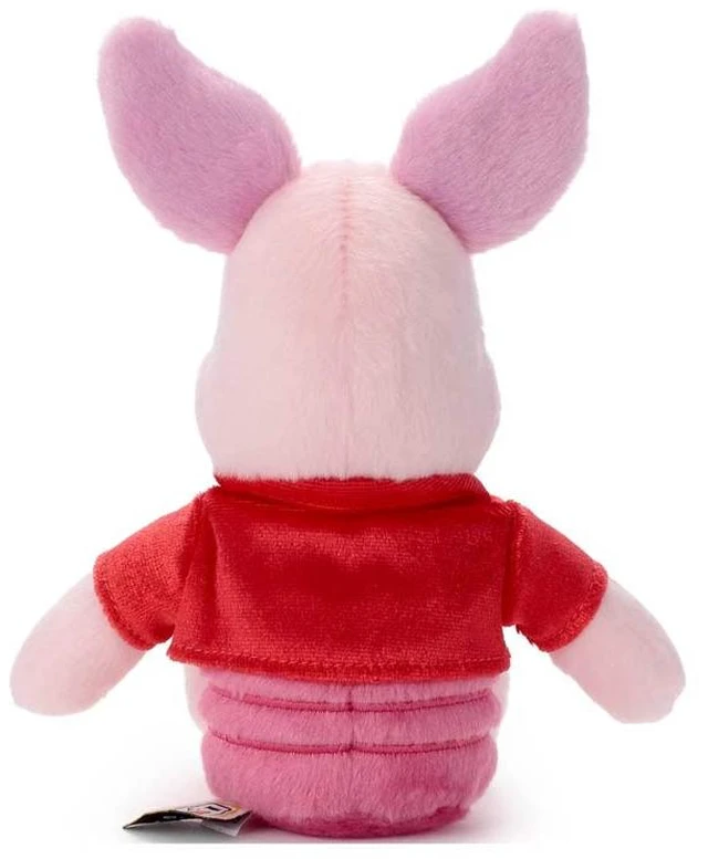 Alt view image 4 of 4 - Winnie the Pooh Plush S Piglet 100th Anniversary Red Shirt Friends Disney