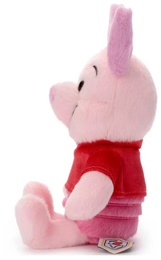 Alt view image 3 of 4 - Winnie the Pooh Plush S Piglet 100th Anniversary Red Shirt Friends Disney