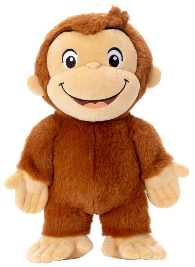 Main image of Japan Curious George Gimmick Plush Pyokorin Mascot