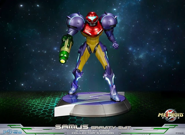 Alt view image 2 of 6 - Samus Aran Gravity Suit Collector's Edition Metroid Prime PVC Statue