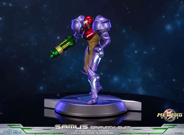 Alt view image 3 of 6 - Samus Aran Gravity Suit Collector's Edition Metroid Prime PVC Statue