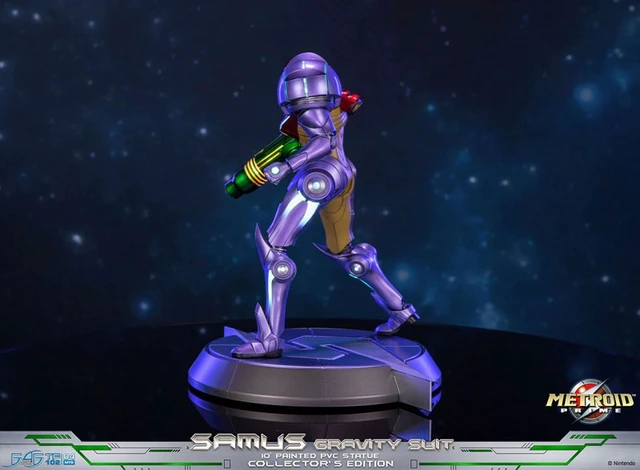 Alt view image 4 of 6 - Samus Aran Gravity Suit Collector's Edition Metroid Prime PVC Statue