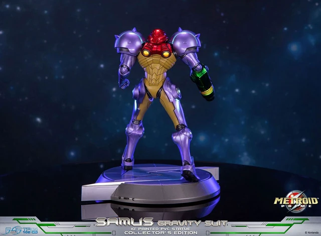 Alt view image 6 of 6 - Samus Aran Gravity Suit Collector's Edition Metroid Prime PVC Statue