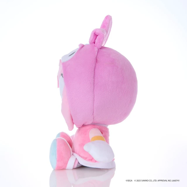 Alt view image 2 of 5 - Japan Sonic & Friends Sanrio Characters Plush M Amy x My Melody