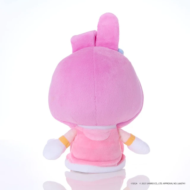 Alt view image 3 of 5 - Japan Sonic & Friends Sanrio Characters Plush M Amy x My Melody