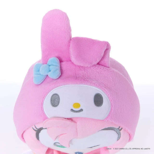 Alt view image 4 of 5 - Japan Sonic & Friends Sanrio Characters Plush M Amy x My Melody