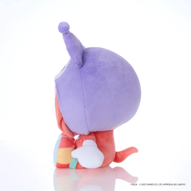Alt view image 2 of 5 - Japan Knuckles x Kuromi Plush M - SONIC & FRIENDS / Sanrio Characters