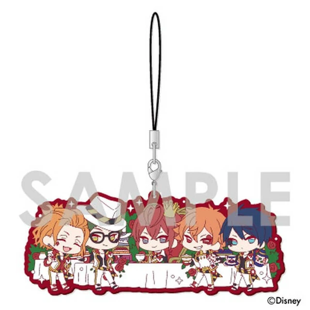 Alt view image 2 of 7 - Disney Twisted-Wonderland Wachatto! Rubber Strap Collection 7-Pack BOX