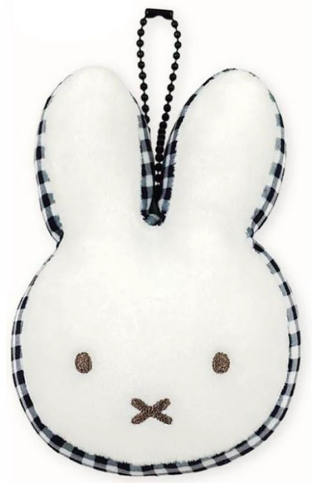 Main image of Miffy BC Mascot BK Mocchi-Mocchi-Style Gingham Check