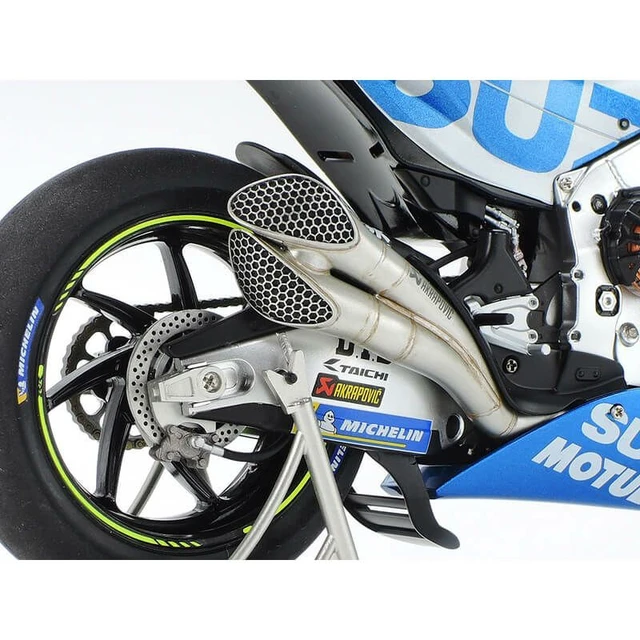 Alt view image 3 of 7 - Tamiya 1/12 Team Suzuki Ecstar GSX-RR '20 Plastic Model Kit