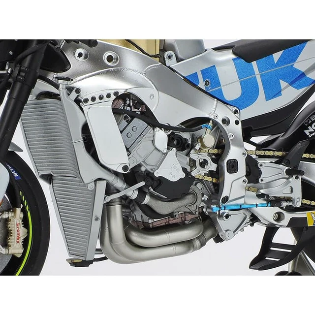 Alt view image 4 of 7 - Tamiya 1/12 Team Suzuki Ecstar GSX-RR '20 Plastic Model Kit