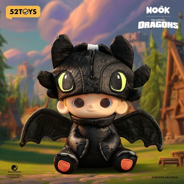 Alt view image 2 of 6 - Japan NOOK & How to Train Your Dragon Toothless Plush Keychain Limited