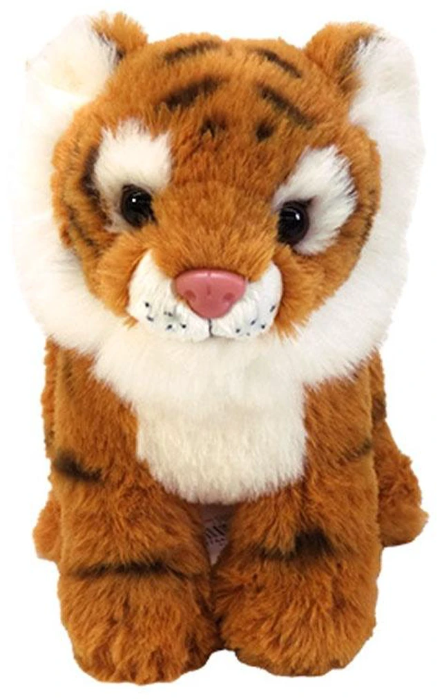 Main image of Wild Life Animals Fluffy Plush Tiger Sitting