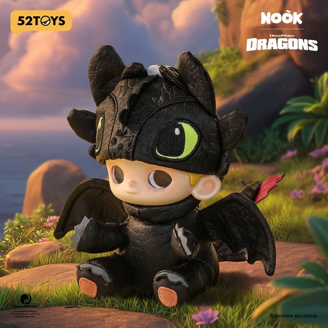 Alt view image 3 of 6 - Japan NOOK & How to Train Your Dragon Toothless Plush Keychain Limited