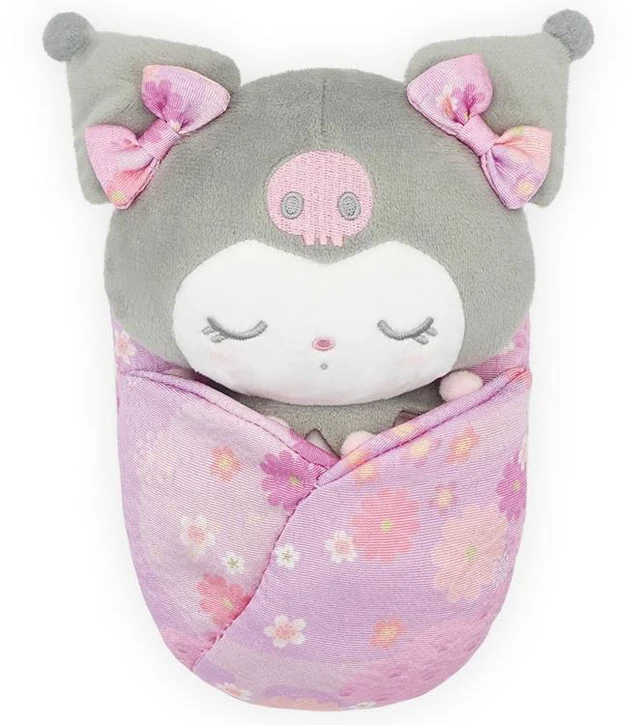 Main image of Kuromi Swaddle Mascot Japanese Pattern L Sanrio Characters