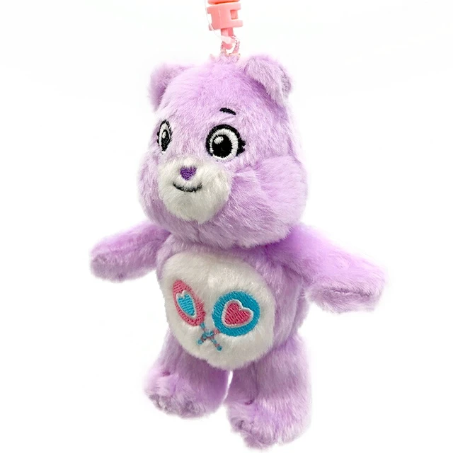 Alt view image 2 of 3 - Care Bears Share Bear Clip Mascot Plush Keychain